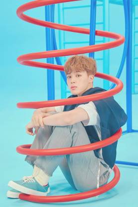 BTS Poster for Home Office and Student Room Wall | Aesthetic Poster | Wall Decor (18X12 inch) BTS Single 379 Photographic Paper