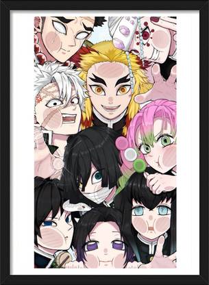 All Hashira's | Demon Slayer Framed Poster | Anime Framed Posters Paper Print