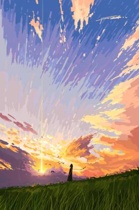 Anime Scenery Beautiful Nature Dreamworld Anime Aesthetic Anime Scenes Hd Matte Finish Poster Paper Print