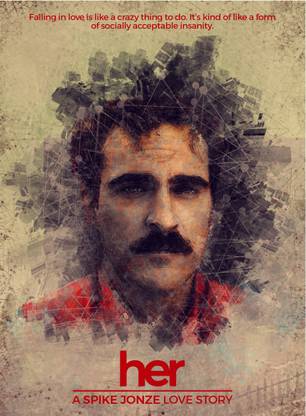 Her Movie Poster A3 Photographic Paper