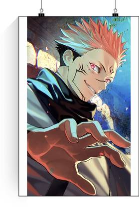 Jujutsu Kaisen Sukuna Poster | Jujutsu Kaisen Sukuna Wall Poster | Sukuna | JJK Poster Paper Print