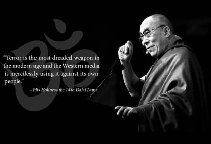 Poster Dalai Lama Wallpaper Poster Wall Poster sl1543 (13x19 Inches, Matte Paper, Multicolor) Fine Art Print