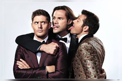 Supernatural An American Fantasy Horror Television Series Dean Winchester Sam Winchester Matte Finish Poster Paper Print