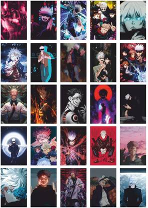 25pcs Jujutsu Kaisen Aesthetic Collage Kit Posters with Double Sided Tape-122 Paper Print