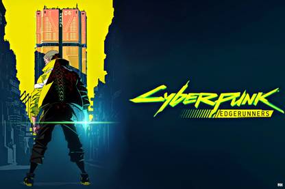 Cyberpunk Edgerunners David Sandevistan Poster 18 x 12 inch 300 GSM Paper Print