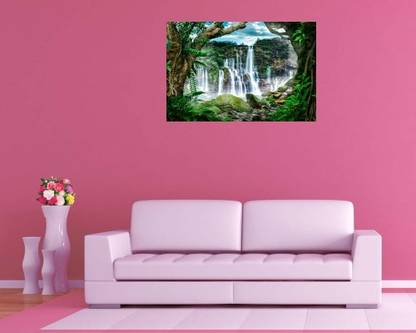 Waterfall Natural Scenery 3D Poster