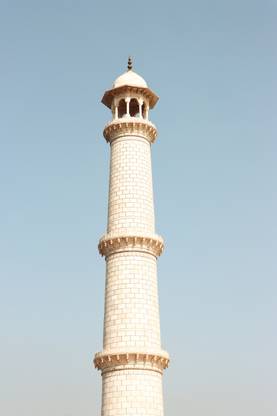 Minar #1 - My Own Captured Travel Photography Print - Borderless A4 Size - Indigo Colors Option - Premium Do Not Bend Parcel Photographic Paper
