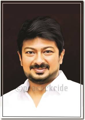 Udhayanidhi Stalin I DMK I Wall Poster A4 Fine Art Print
