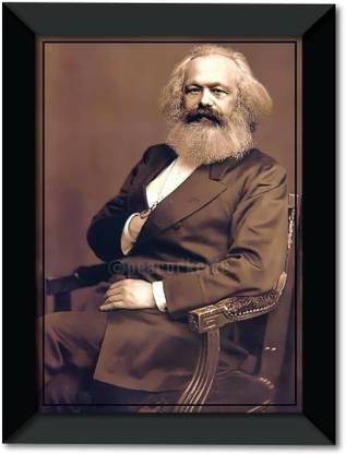 Karl Heinrich Marx I Karl Marx I German Philosopher I Wall Frame A3 Fine Art Print