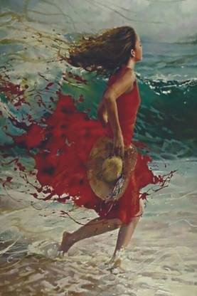 Radiant Beauties: A Celebration of Style and Confidence: on 300gsm with Gloss Lamination (Unframed) With 3M Orginal Double Side Tape for Easily Stick Photographic Paper