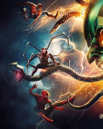 SPIDERMAN NO WAY HOME WALL POSTER 12X18 Paper Print