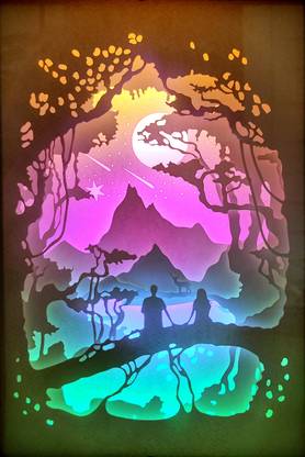 3d Shadow light box 3D Poster