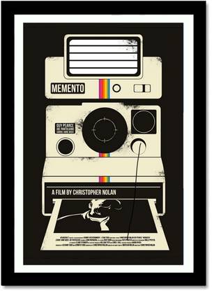 Memento Movie poster for room and home decor, Movie posters for office Paper Print