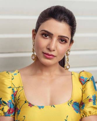 Samantha Ruth Prabhu Poster Multicolor Photo Paper Print Poster Photographic Paper
