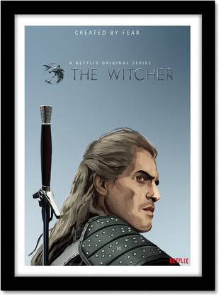 The Witcher Framed Poster With Acrylic Sheet For Room & Office Paper Print