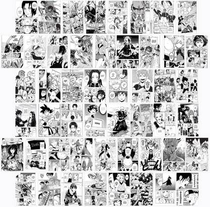 Anime Posters For Room Aesthetic, Anime Stuff, Bedroom Wall Dorm Decor, Manga Panels, Anime Wall Collage Kit, MHA Anime Posters Pack, Teen Room 50 Pieces Fine Art Print