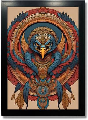Mandala Art Mythological Animals Eagle 2 Photographic Paper