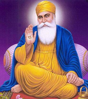 Religious- Guru Nanak Dev Ji / Nanak Sahib ji- Poster Unframed Photo Poster - wall Unframed Paper Poster Fine Art Print