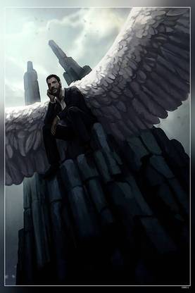 Lucifer Devil Art Tv Show Matte Finish Poster Paper Print