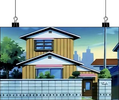 Nobita Old House Poster | Doraemon Nobita Old House Poster | Wall Poster Nobita Old House Poster In Doraemon Paper Print