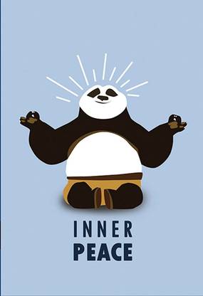 TRENDING QUOTE | INNER PEACE WALLPAPER Paper Print