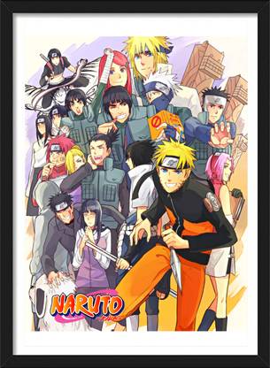 Naruto Shippuden Characters | Naruto Framed posters | Anime Frames Paper Print