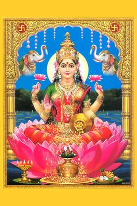 Poster Maa Laxmi Ji High Definition Print Sl-15897 (Large Poster, 36x24 Inches, Banner Media) Fine Art Print
