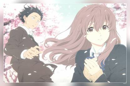 A Silent Voice Anime Goals Koe No Katachi Love Random Matte Finish Poster Paper Print