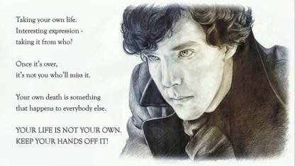 Sherlock Holmes Quotes Poster Photographic Paper