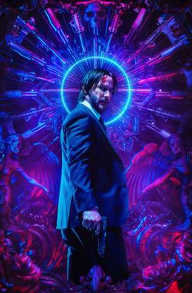 John Wick 4 Poster 18 x 12 inch 300 GSM Paper Print