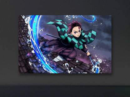 DEMON SLAYER I TANJIRO KAMADO I 300 GSM I A3 POSTER-edt Paper Print