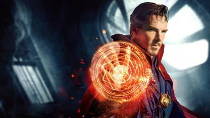Poster Movie Doctor Strange Benedict Cumberbatch Marvel sla712 (Large Poster, 36x24 Inches, Plastic Paper, Multicolor) Fine Art Print