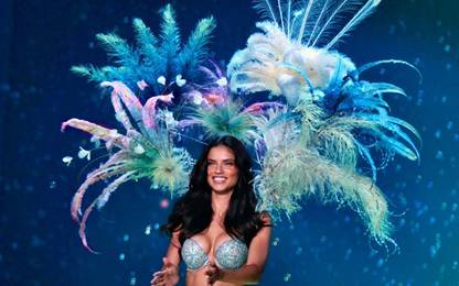 Celebrity Adriana Lima Models Brazil Feather Model HD Wall Poster on fine art paper 13x19 Fine Art Print