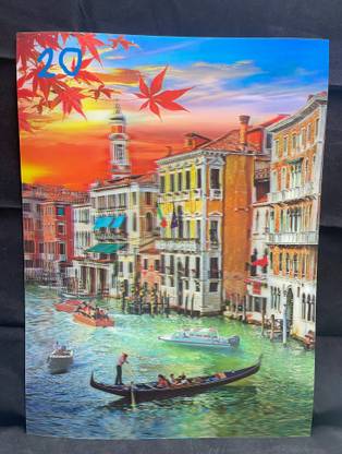 3D Holographic Posters Scenic Landscape City 3D Poster