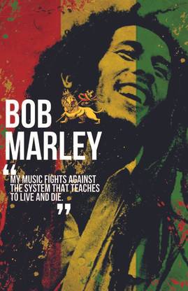 Reggae Legend: Bob Marley in Iconic Poses: on 300gsm Best Quality Paper with Gloss Lamination (Unframed) With 3M Original Double Side Tape for Easily Stick Photographic Paper