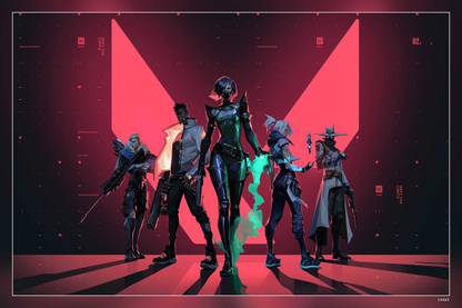 Valorant Video Game Matte Finish Poster Paper Print