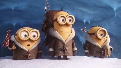Poster Minions 2015 Cartoon sl694 (Wall Poster, 13x19 Inches, Multicolor) Fine Art Print