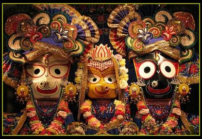 Poster Bhagwan Jaggnath Ji sl-9413 (Large Poster, 36x24 Inch, Banner Media Print, Multicolor) Fine Art Print