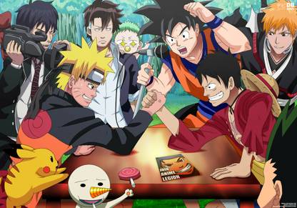 Naruto Bleach Pokemon One Piece Fairy Tail Ao No Exorcist Matte Finish Poster Paper Print