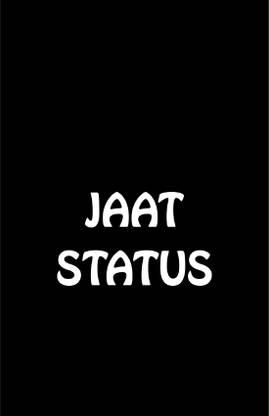 Humor Poster 'Jaat Status' Paper Poster Printed (12 inch X 18 inch, Rolled) for Room & Office Paper Print