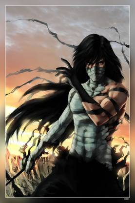 Bleach Kurosaki Ichigo Final Getsuga Tenshou Mugetsu Matte Finish Poster P-12883 Paper Print