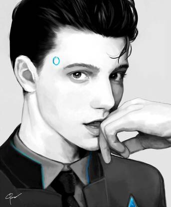 Connor Detroit Become Human Matte Finish Poster Paper Print