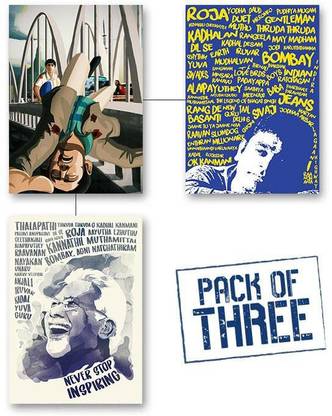Ayutha Ezhuthu Poster Combo Pack Of 3 Photographic Paper
