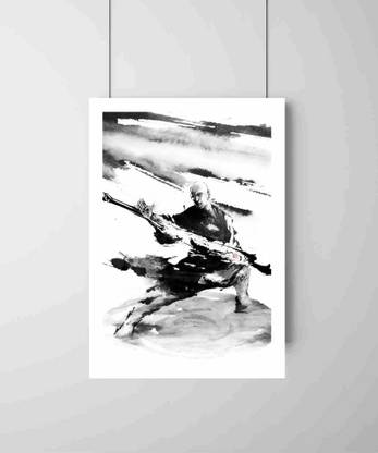 Kung Fu Ink Art | Wall Decor Items | Home Decor Poster Prints | Paper Print