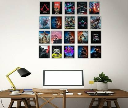 All game poster HD poster for gaming room A6 ||set of 20 Photographic Paper