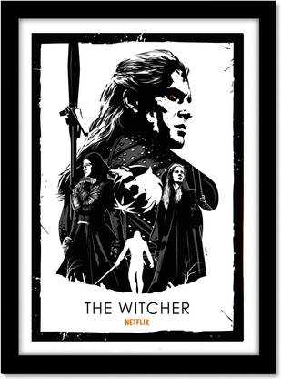 The Witcher Framed Poster With Acrylic Sheet For Room & Office Paper Print