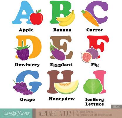 Abcd alphabet chart Poster Multicolor Photo Paper Print Poster Photographic Paper