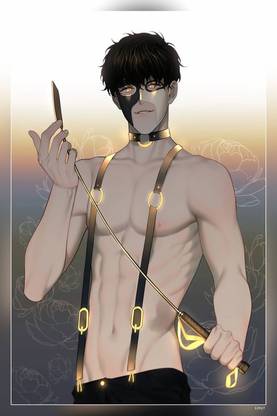 Weyowang Ahn Jiwon Bj Alex Bj Alex Mask Anime Boys Hd Matte Finish Poster P-12927 Paper Print