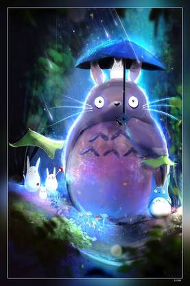 Totoro Anime Art Hayao Miyazaki My Neighbor Totoro Studio Ghibli Matte Finish Poster Paper Print