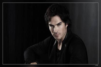 Ian Somerhalder Actor Damon Salvatore From The Vampire Diaries Matte Finish Poster P-14790 Paper Print